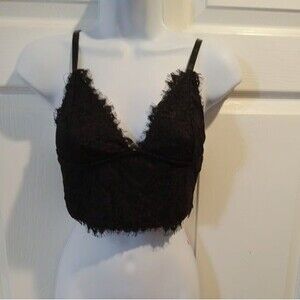 Shein Bralette Black Lace Size M